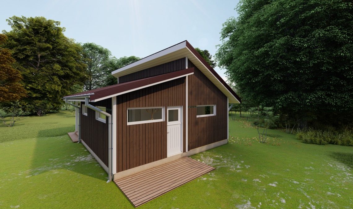 gatava koka moduļu māja 40m2