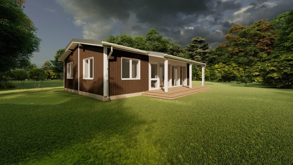koka paneļu māja 62m2, panelhaus.lv