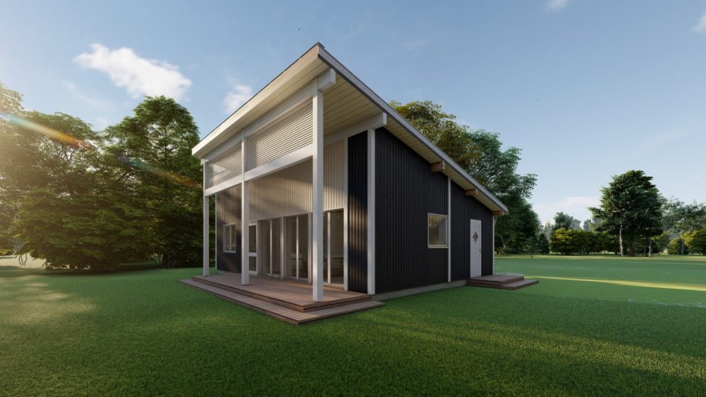 koka paneļu māja 63m2, panelhaus.lv