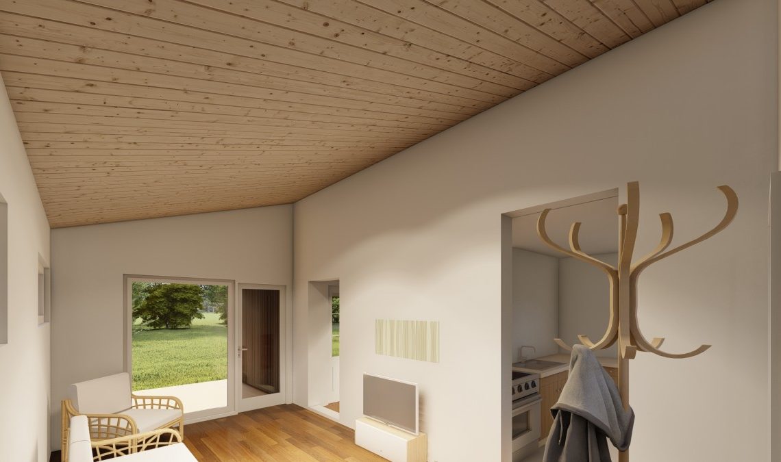 gatava koka moduļu māja 40m2