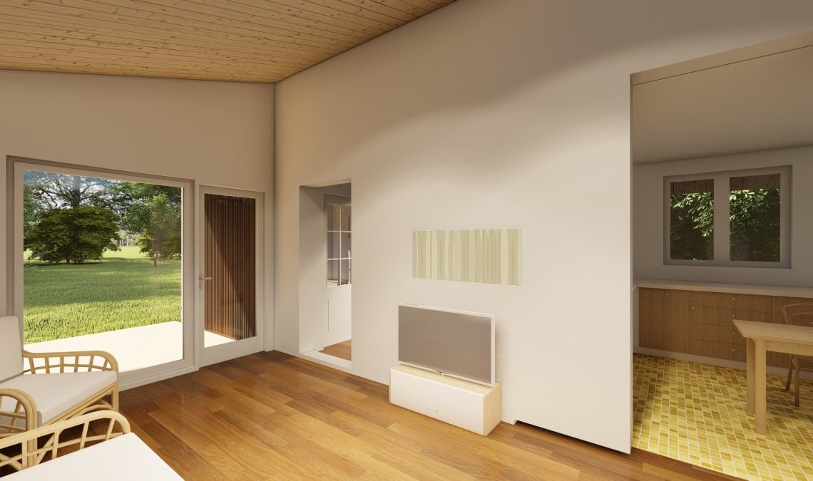 gatava koka moduļu māja 40m2
