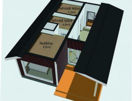 gatava koka moduļu māja 40m2