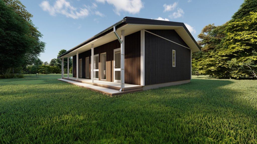 gatava koka paneļu māja 61m2