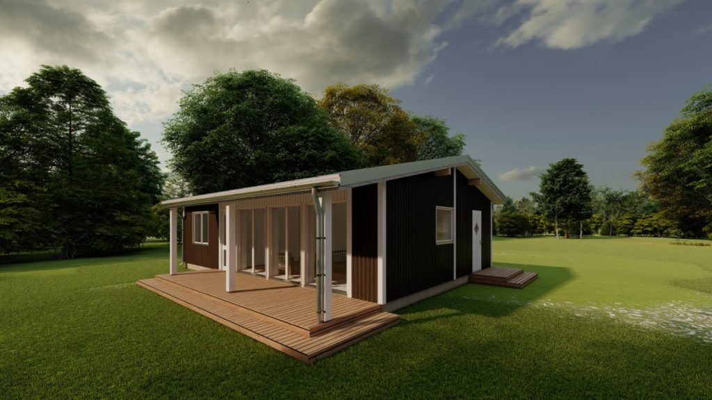 koka paneļu māja 62m2, panelhaus.lv