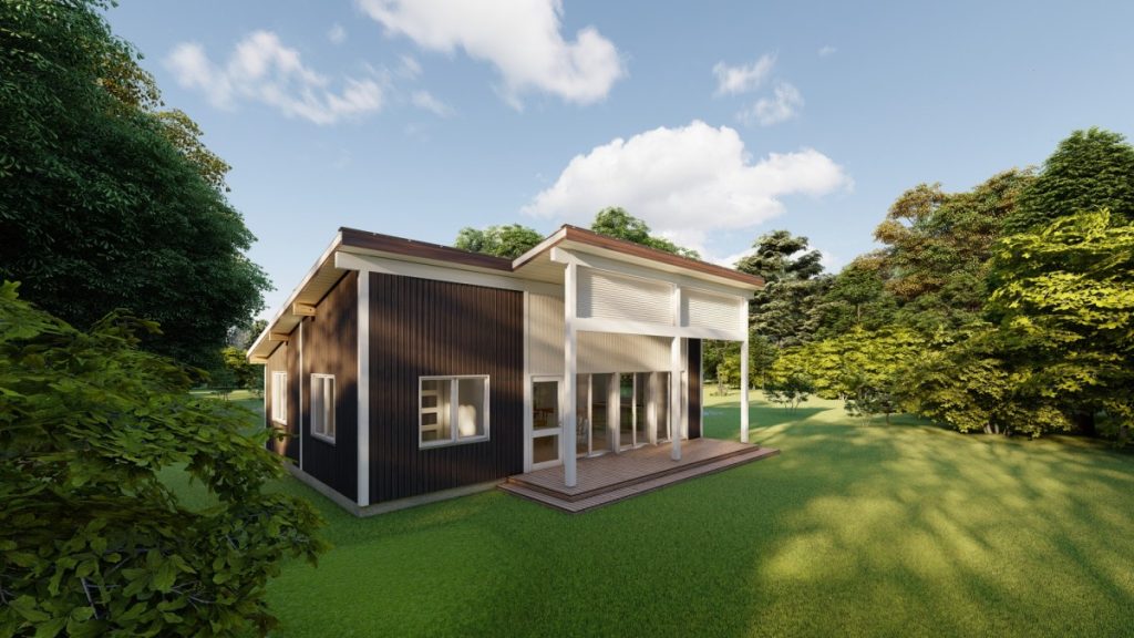 koka paneļu māja 63m2, panelhaus.lv
