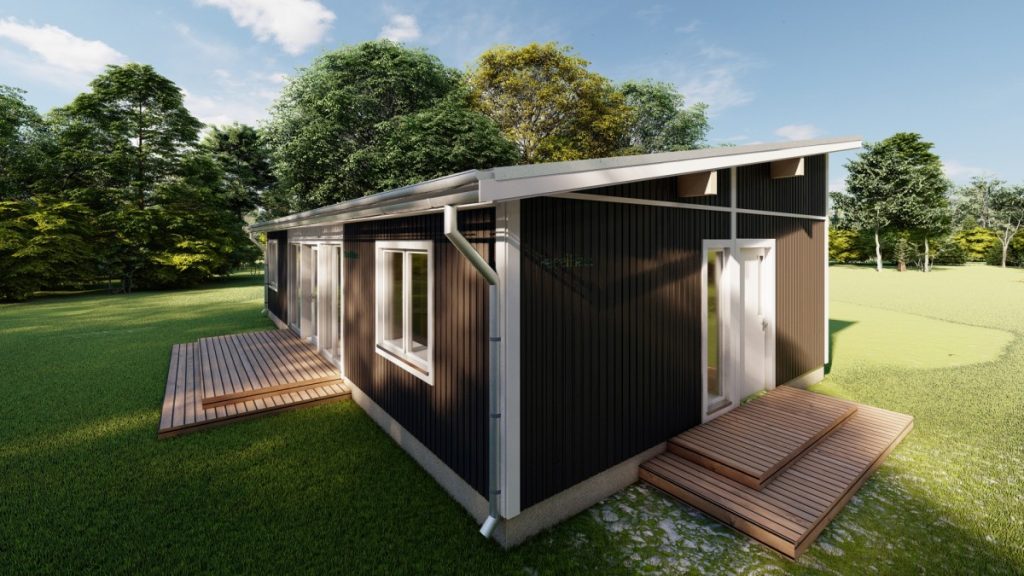 gatava koka paneļu māja 76m2