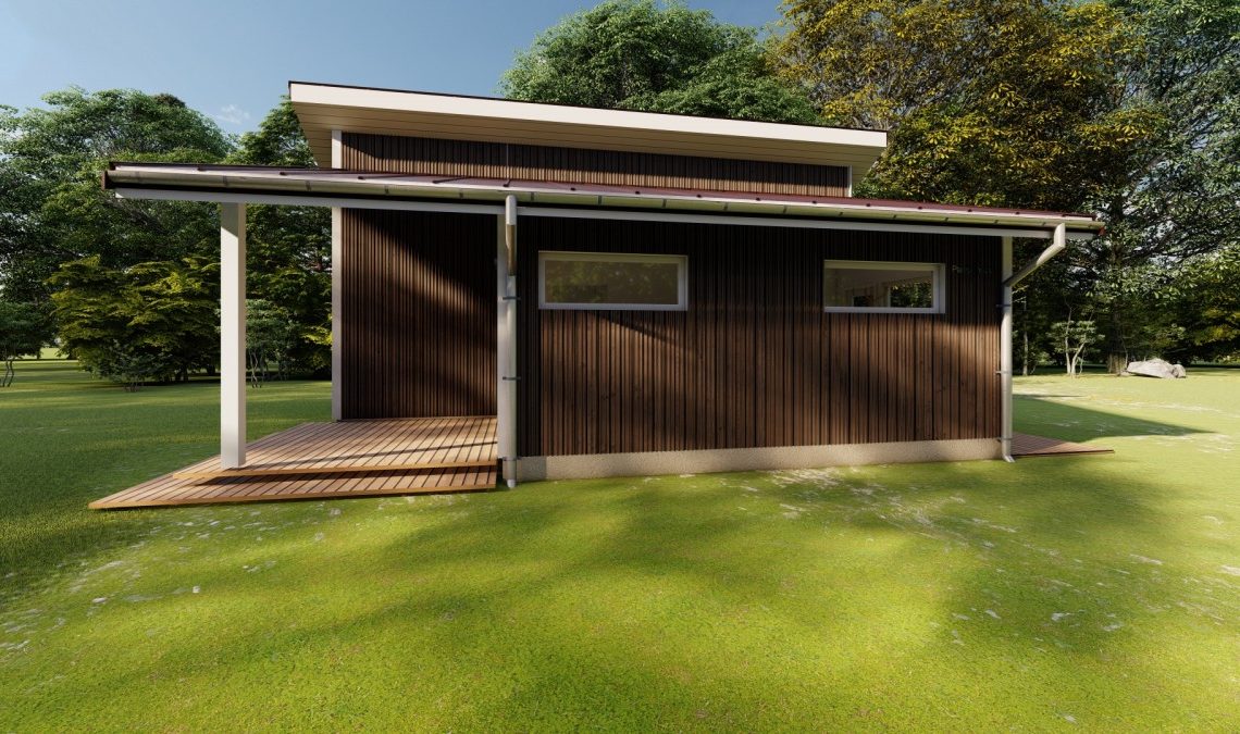 gatava koka moduļu māja 40m2