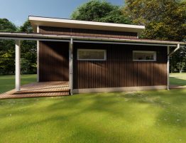 gatava koka moduļu māja 40m2