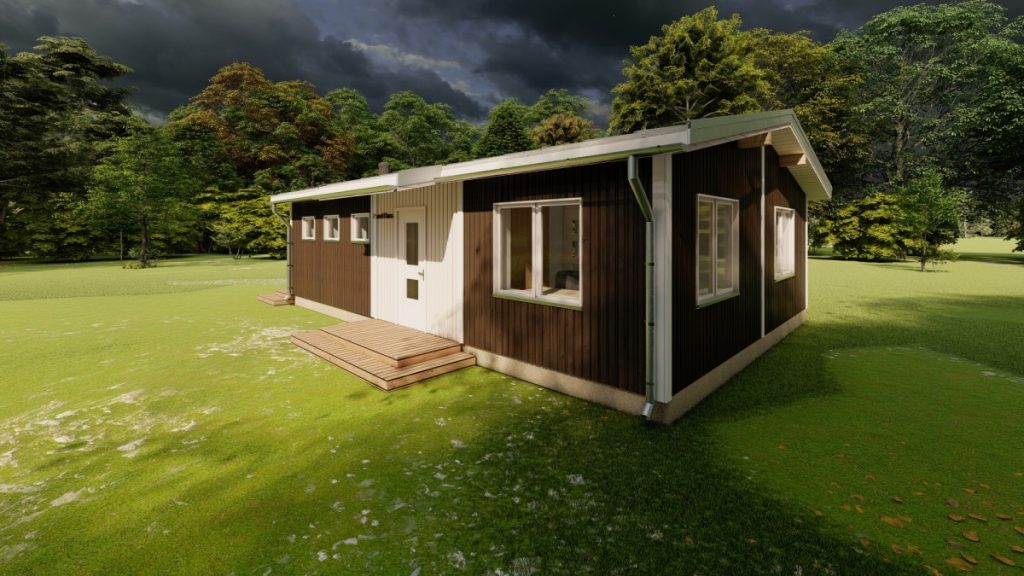 koka paneļu māja 62m2, panelhaus.lv