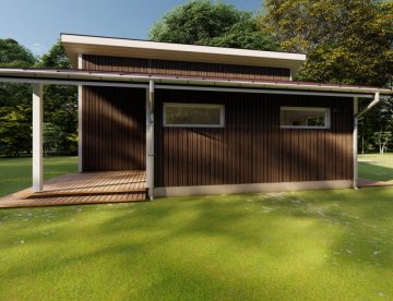 gatava koka moduļu māja 40m2
