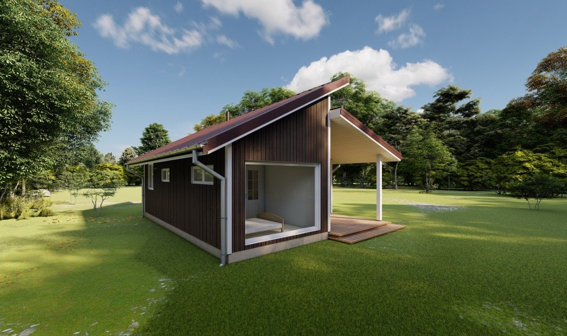 gatava koka moduļu māja 40m2