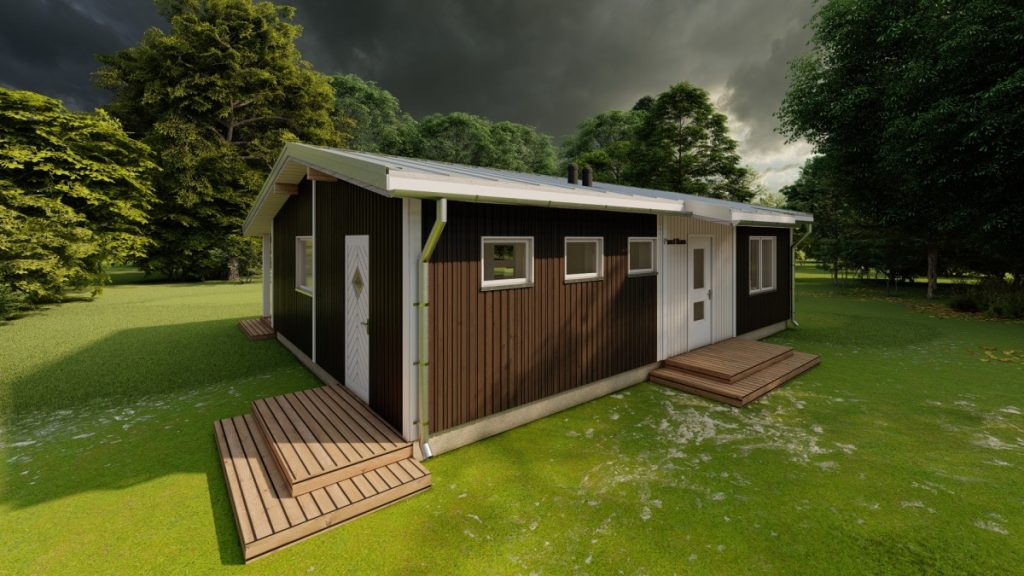 koka paneļu māja 62m2, panelhaus.lv