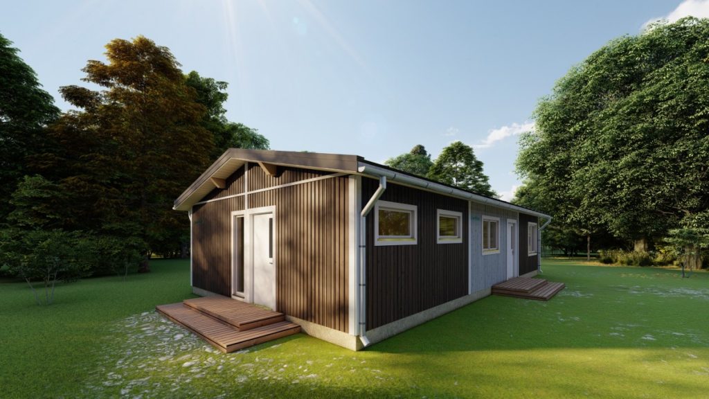 koka paneļu māja 77m2
