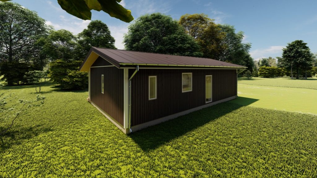 gatava koka paneļu māja 61m2