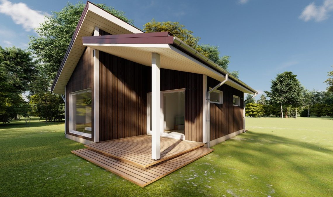 gatava koka moduļu māja 40m2