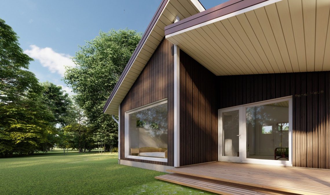 gatava koka moduļu māja 40m2