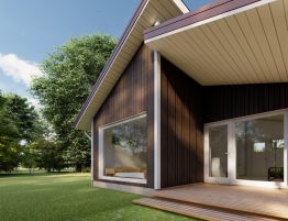 gatava koka moduļu māja 40m2