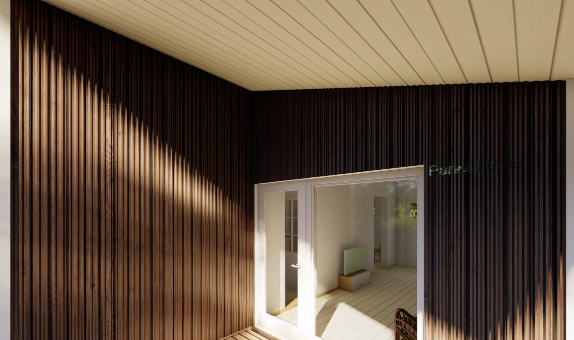 gatava koka moduļu māja 40m2