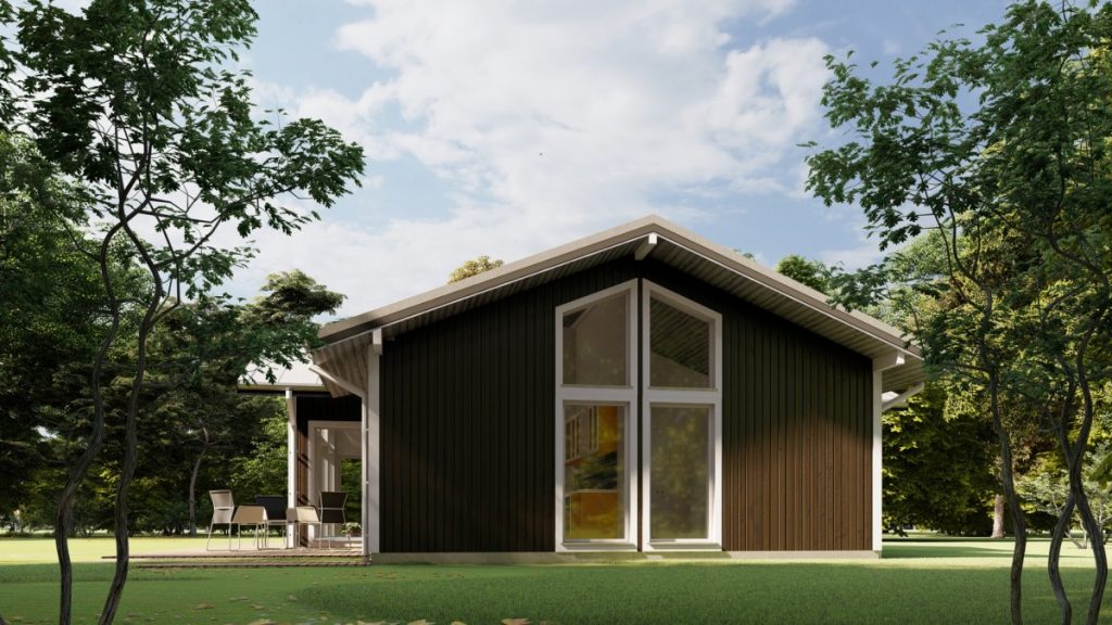 Eko koka paneļu māja 145 m2